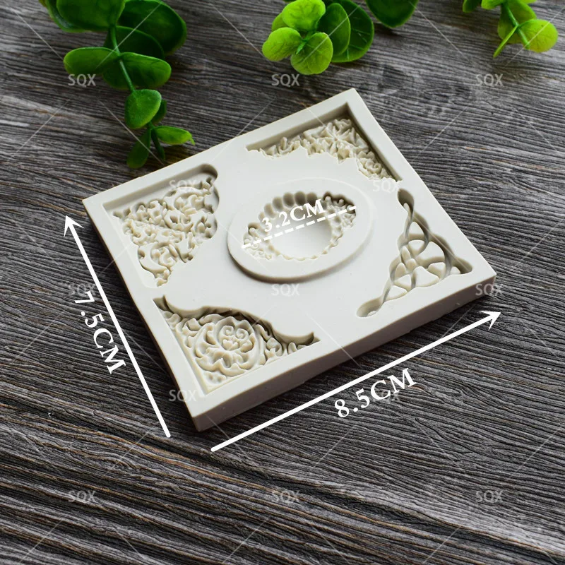 Новое поступление 3D кружевные алмазные ювелирные изделия формы для выпечки