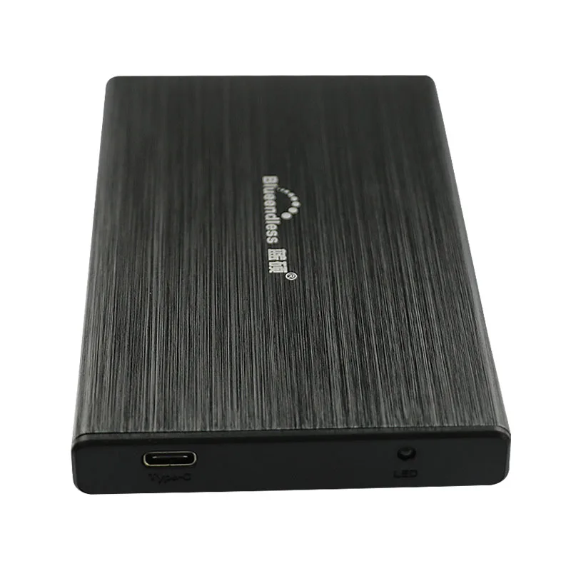Blueendless 2 5 'внешний корпус Корпус для жесткого диска алюминиевый Sata USB HD Caddy