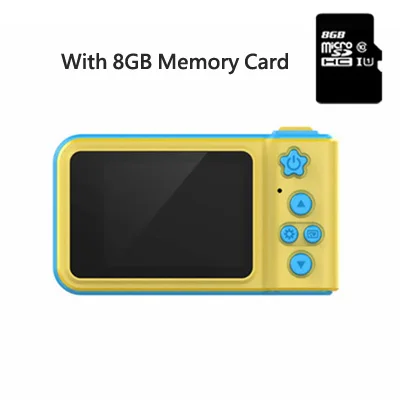 Blue 8GB 2,0 дюймов Детская Цифровая камера Маленькая SLR Спортивная камера игрушка для детей высокой четкости Смарт съемки видео Запись функция камера - Цвет: Blue 8GB