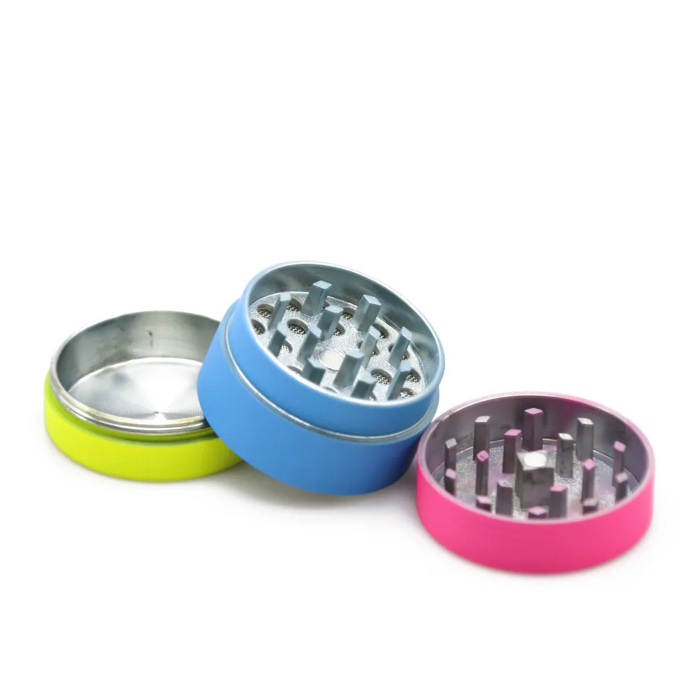 Новая модная резиновая краска конфетных цветов мясорубка для курения 40 мм 3