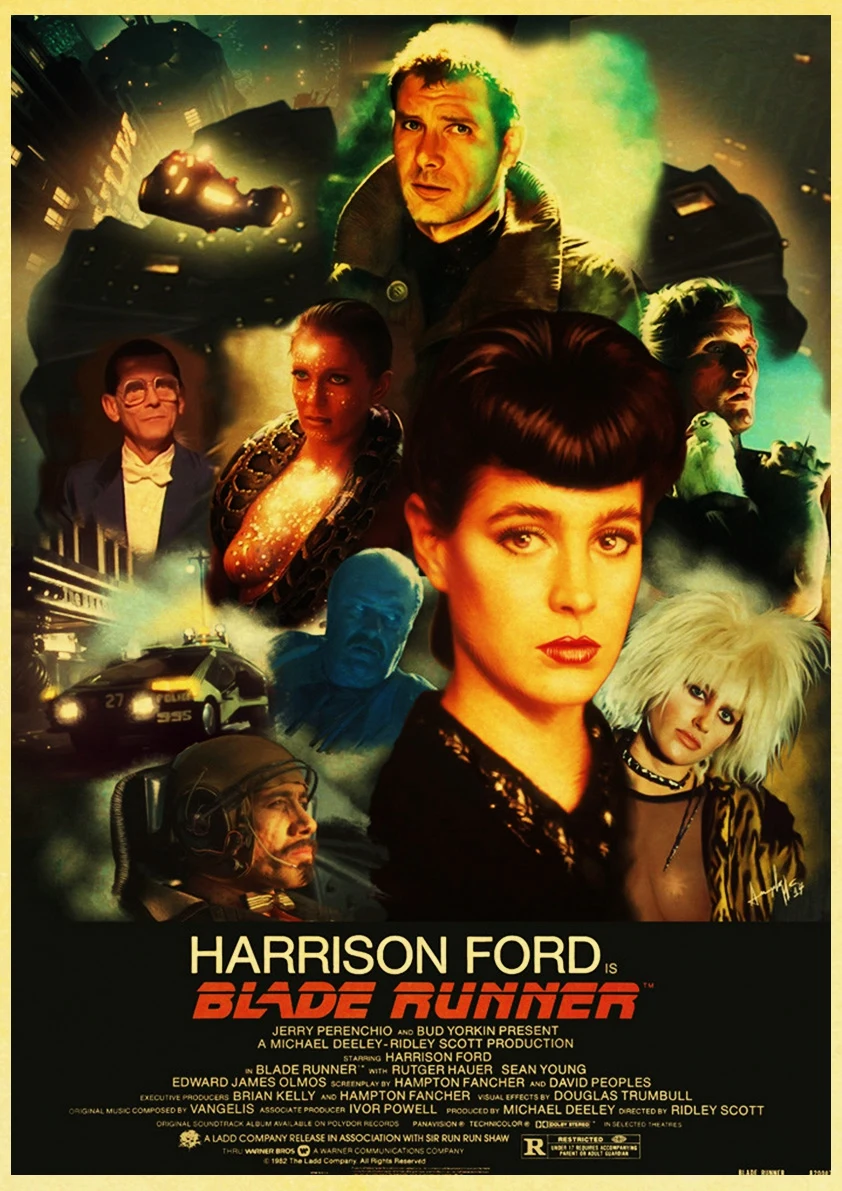 Американский фильм Blade Runner 2049 Ретро плакаты хорошее качество крафт-бумага печатные настенные плакаты художественная живопись Декор для дома комнаты