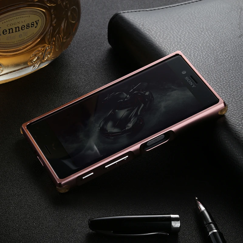 Для sony Xperia X Compact F5321 чехол алюминиевая металлическая рамка+ жесткий чехол из углеродного волокна для sony Xperia X Compact XCompact