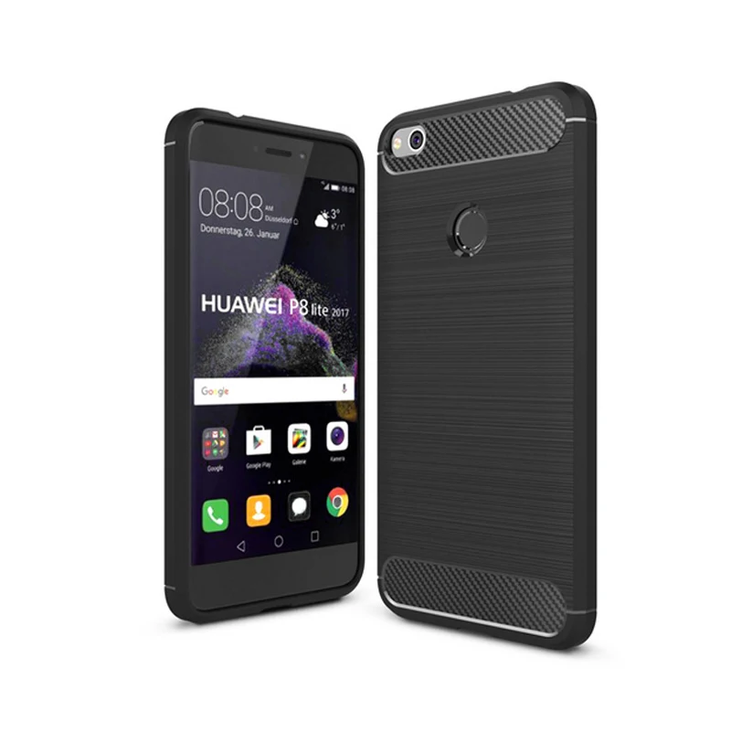 Для Huawei P8 Lite 2017 кремния защитный чехол телефон случае ТПУ Телефон Чехол ультра