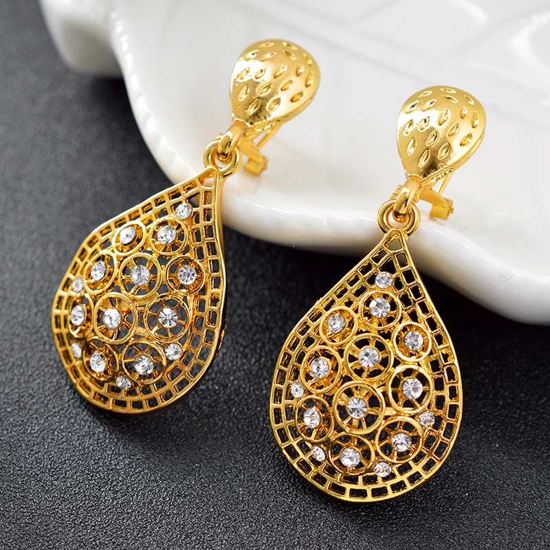 Sunny Jewelry классические большие Ювелирные наборы для женщин колье серьги кулон