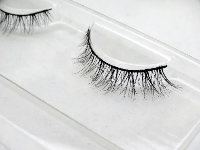 3D Stereo short false eyelashes mink Lashes Hand Made Natural become warped extension Naked makeup fake | Красота и здоровье