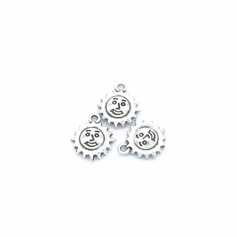 80 шт Sun Charms DIY ювелирные изделия кулон подходящие Браслеты и ожерелья серьги