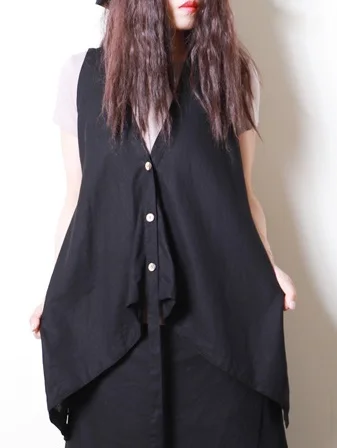 

Summer of 2018 product release, the original design 100% cotton linen women loose big yards vest