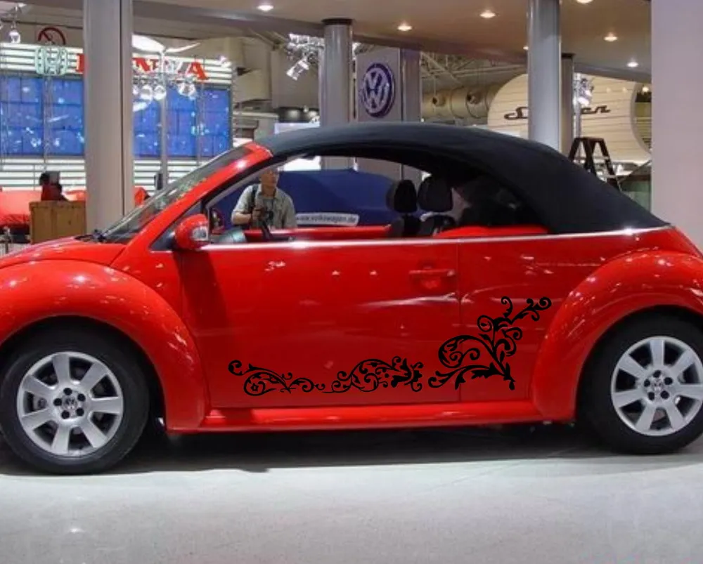 Наклейки на автомобиль классические цветы племенные 53 дюйма виниловые наклейки