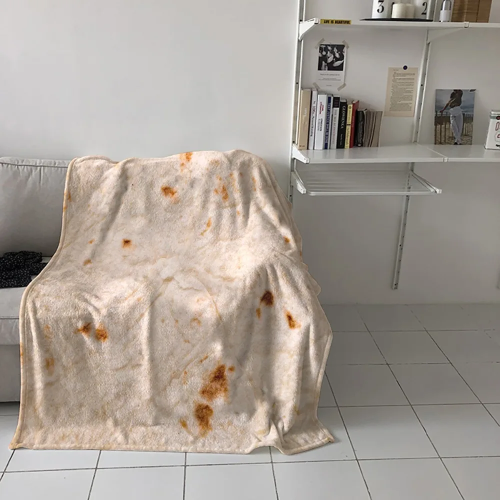 Буррито одеяло пледы Tortilla текстура мягкий супер кровать диван лето и зима