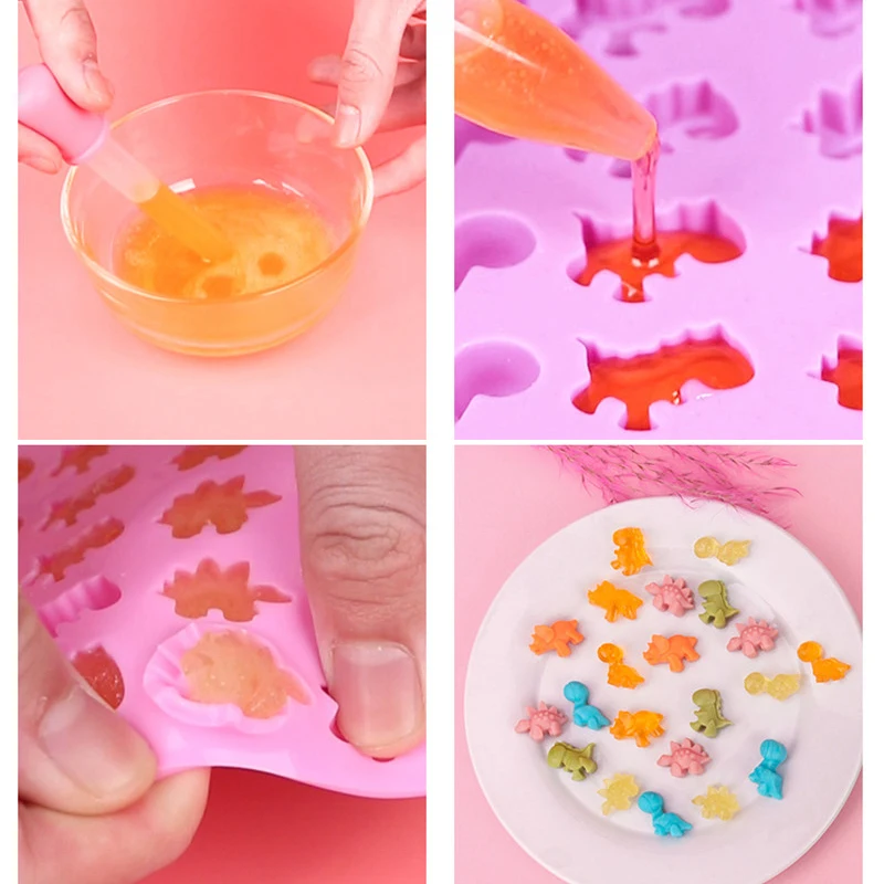 48 полости динозавр брикет для выпечки торта инструменты своими руками льда лоток