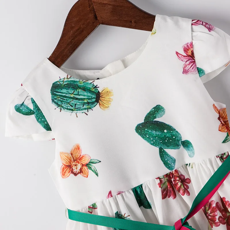 Летнее платье для девочек 2-8 лет Новое поступление принцессы вечерние платья с