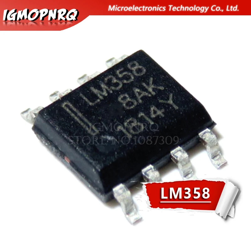 50 шт. бесплатная доставка LM358 LM358DR SOP8 операционные усилители Op Amps Dual низкие