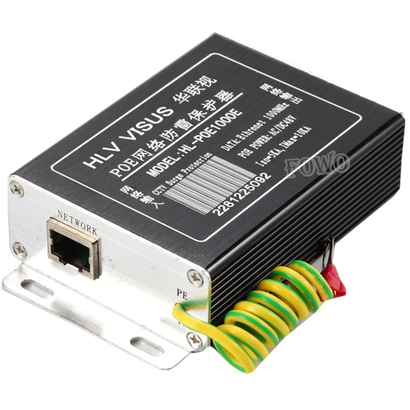 Сетевой коммутатор POE RJ45 и защита от перенапряжения устройство защиты грозоотвод