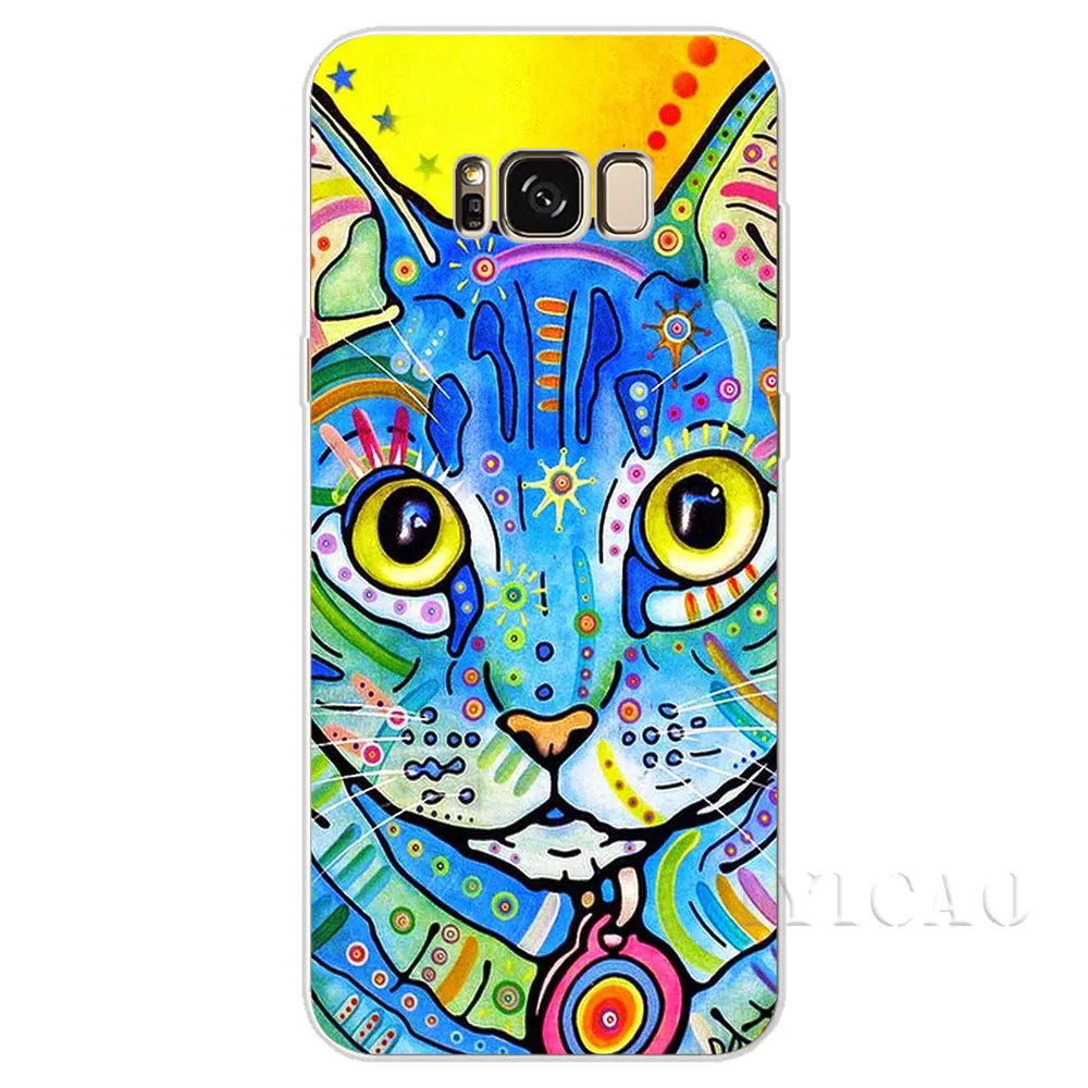 IYICAO изысканный и роскошный милый Кот Твердый чехол для Samsung Galaxy A3 A5 2015 2016 2017 A6 A7 A8 A9