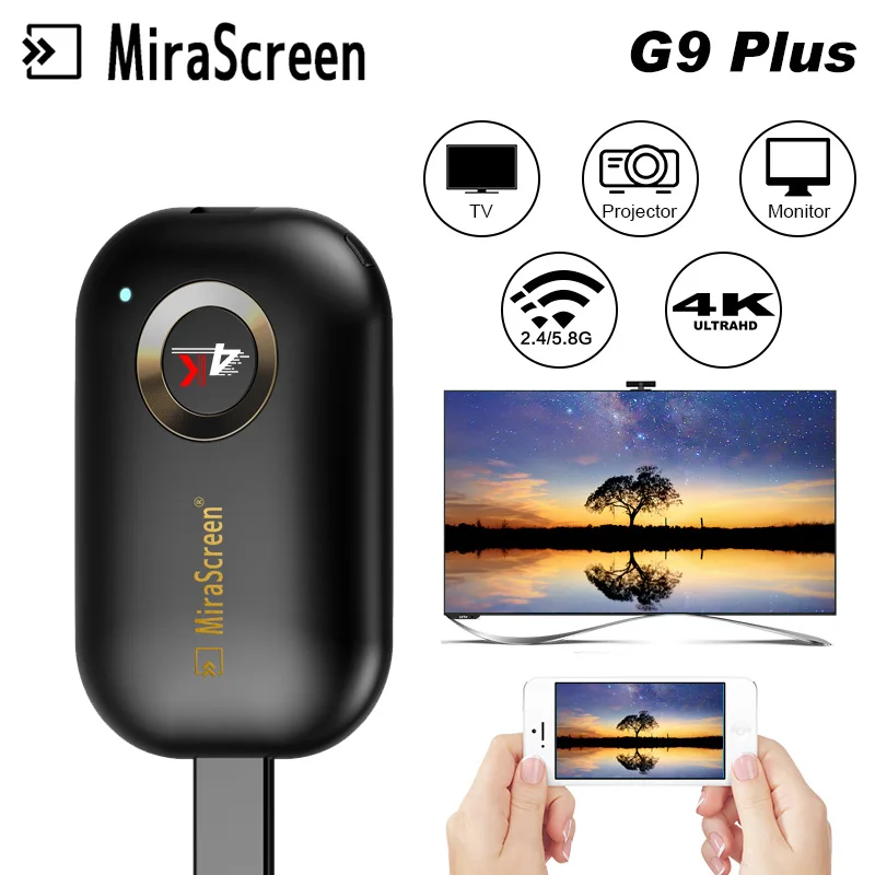 4K 2 4G 5G беспроводной Wifi Дисплей ключ HDMI кабель HDTV видео адаптер экран Miracast DLNA для iOS