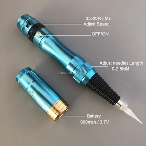 Электрическая ручка для перманентного макияжа бровей, губ и татуировки, Профессиональный Аккумулятор, лучшее качество, бесплатная доставка