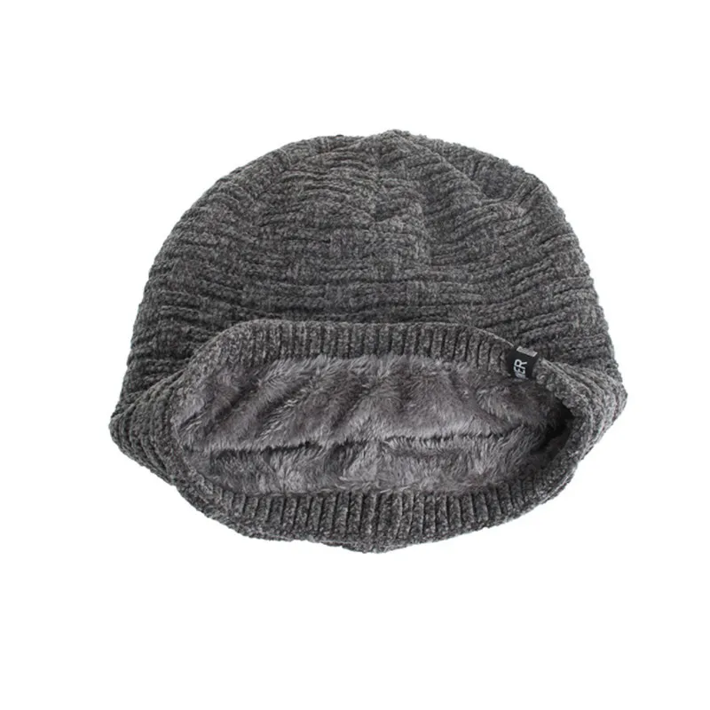 

New Winter's Set Hat Scarf Men Warm Caps Thick Plus Velvet Hat and Scarf Sets For Women Mix Colors Knitted Beanies 2018 Cap