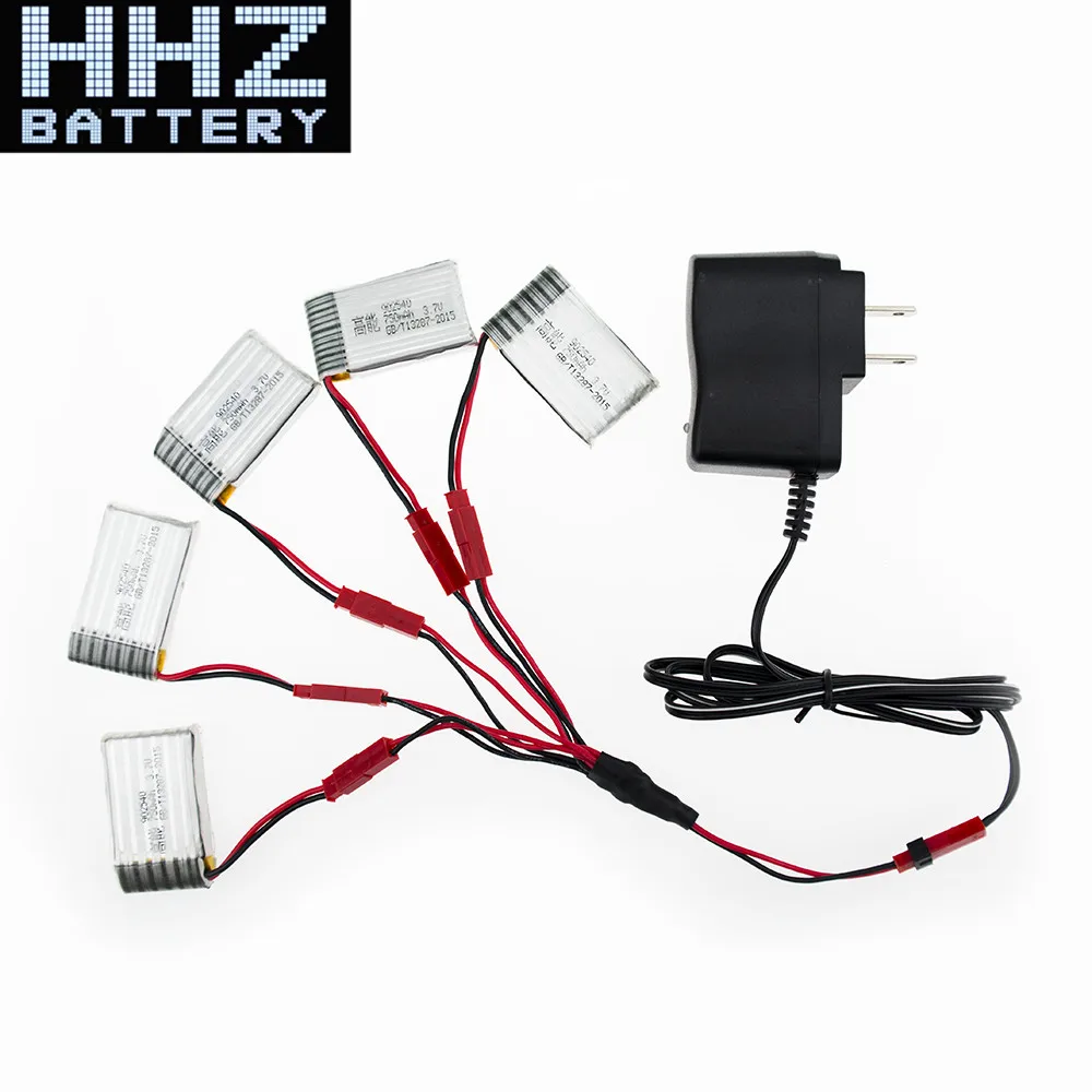 5 шт. аккумуляторы для квадрокоптера 3 7 в 750 мАч|drone battery 3.7v|drone battery1s |