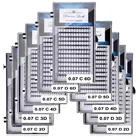 Ресницы для наращивания ресниц 3D 4D 5D 6D, индивидуальные объемные ресницы премиум-класса, готовые русские кластеры, инструмент для макияжа глаз, 12 линий