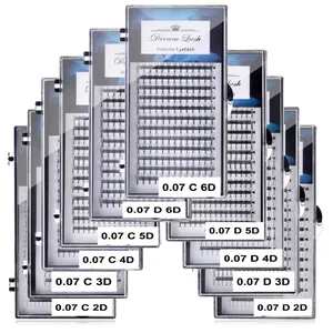 Ресницы для наращивания ресниц 3D 4D 5D 6D, индивидуальные объемные ресницы премиум-класса, готовые русские кластеры, инструмент для макияжа глаз, 12 линий
