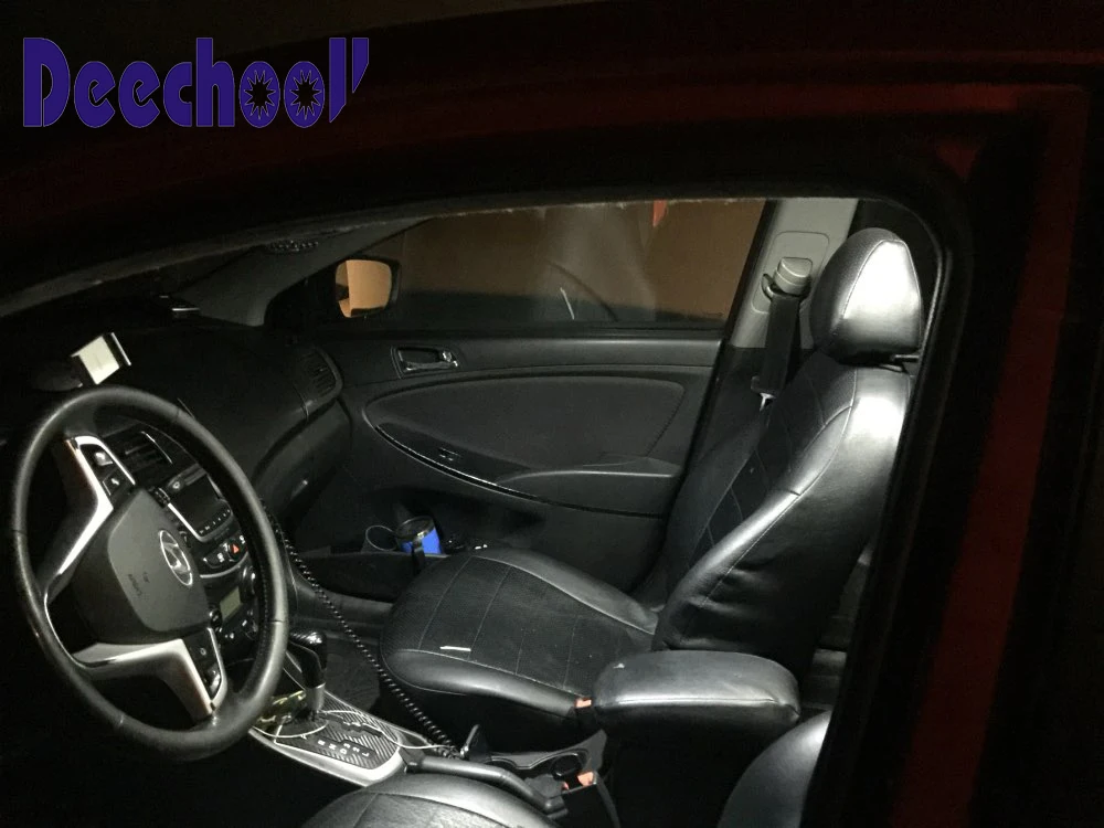 СВЕТОДИОДНЫЙ Автомобильный светильник deechooll 7x для Hyundai Elantra 2007 2010 холодный белый