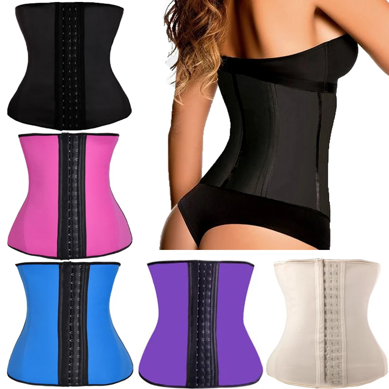 Латексный корсет для коррекции талии тренировок Корректирующее белье