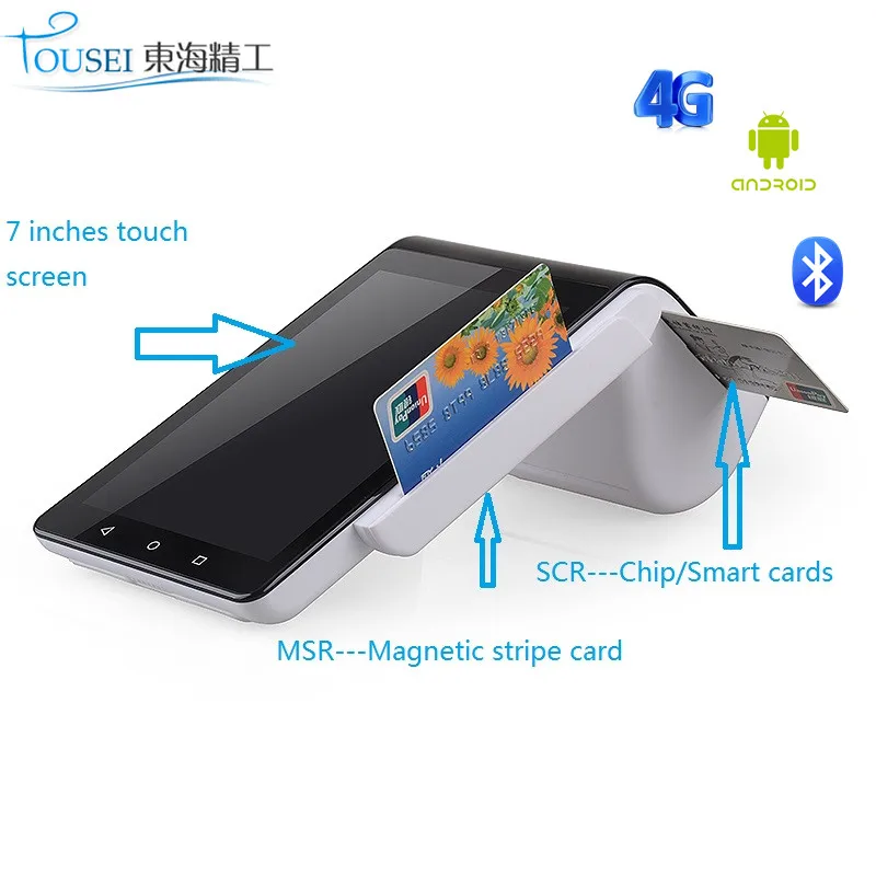 Портативный PDA android pos устройство 7003 с принтером | Компьютеры и офис