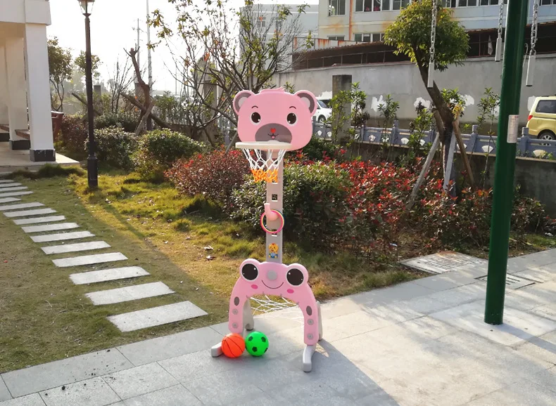 Открытый Крытый забавная игра Мини Регулируемая Баскетбольная подставка