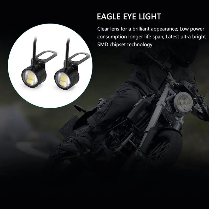Светодиодсветодиодный лампа Eagle Eye 2 шт. 12 В постоянного тока 5 Вт 20 мм Hawkeye заднего