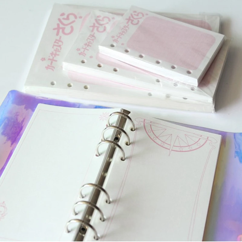 2 шт./лот Kawaii Japanese Card Captor Sakura планировщик блокнот заполняющие бумаги школа Filofax