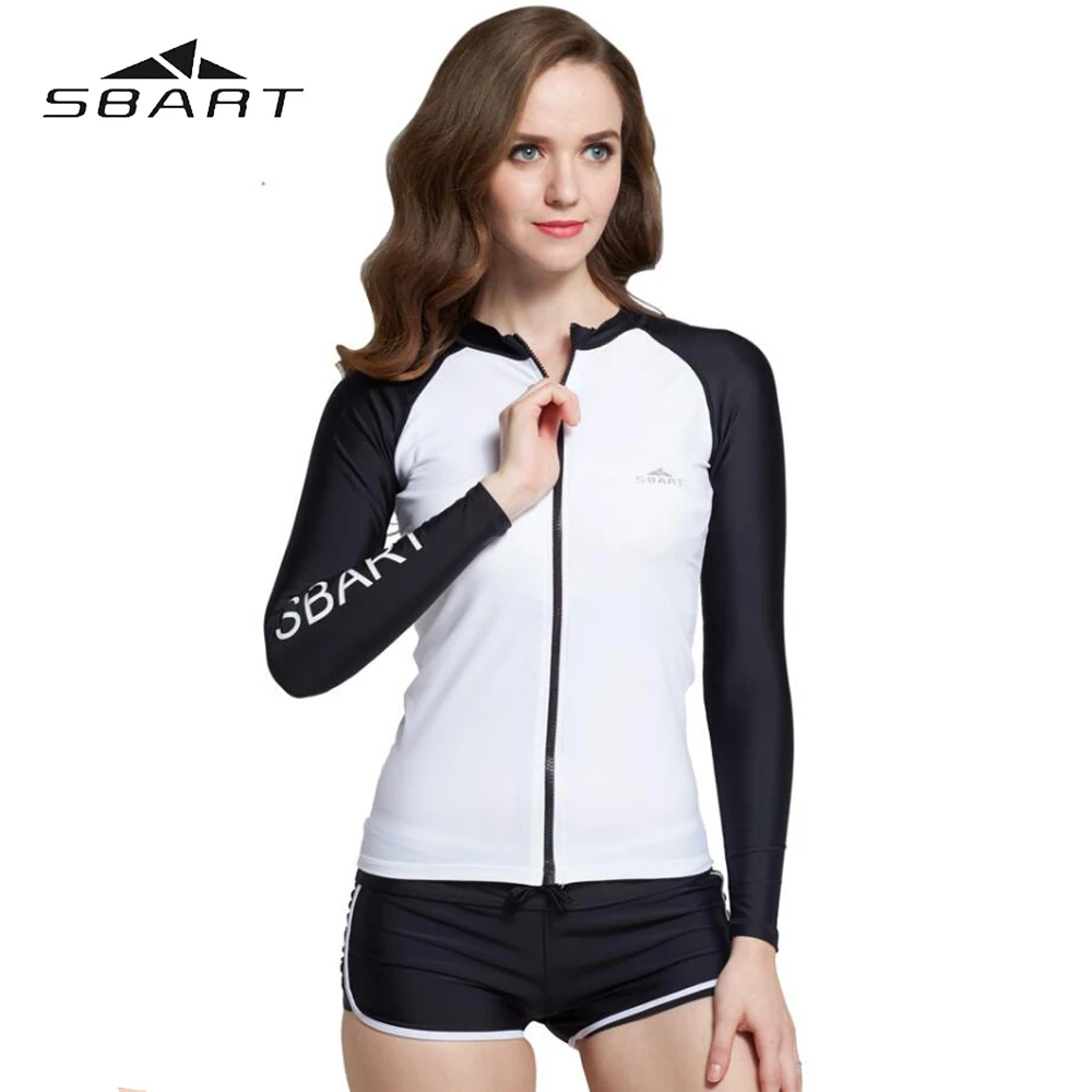 SBART купальники для женщин и мужчин с длинным рукавом купальный костюм рубашка