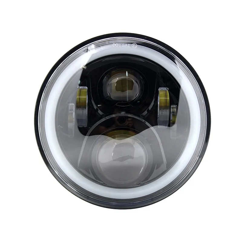 " круглый светодиодный фонарь с DRL угол глаза для Honda CB 400 500 1300 Hornet 250 600 900 VTR 250