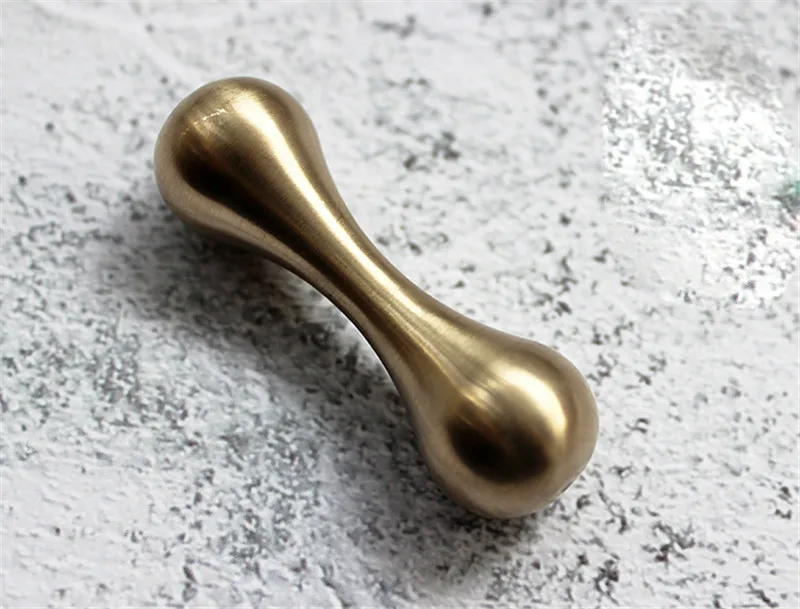 Begleri EDC твердый медный фиджет игрушка костяная кость палец гантели палец мастерство игрушка Рождественский подарок