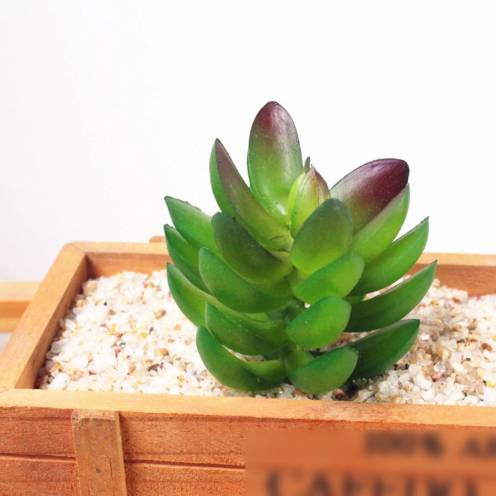 Simulation Succulent Plants Decorative Life-Like Shape Hand Crafts Artificial Landscape Accessories -1Pc Green | Дом и сад