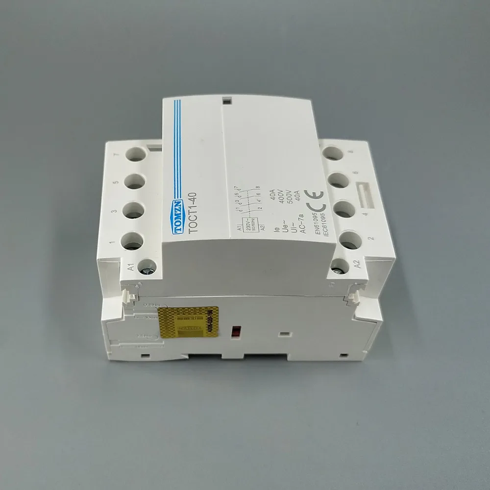 TOCT1 4P 40A 220V 400V~ 50/60HZ Din rail Household ac Modular contactor 4NO | Contactors