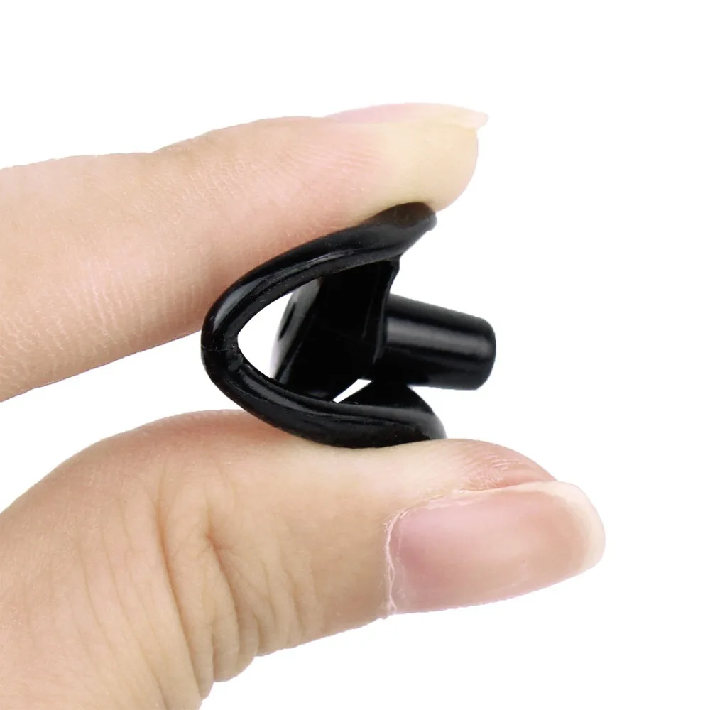 1 пара черные мягкие вкладыши большие силиконовые портативные аксессуары для
