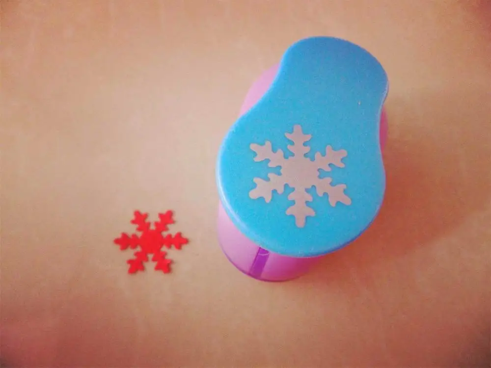 snowflower 25mm 2-2,5 см 12 различных форм cortador набор для рукоделия дырокол для скрапбукинга школьный бумажный Дырокол eva Дырокол - Цвет: snowflower 25mm