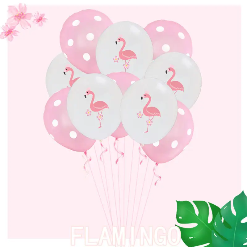 10 штук упак. Гавайский стиль Фламинго воздушный шар Свадьба День Рождения