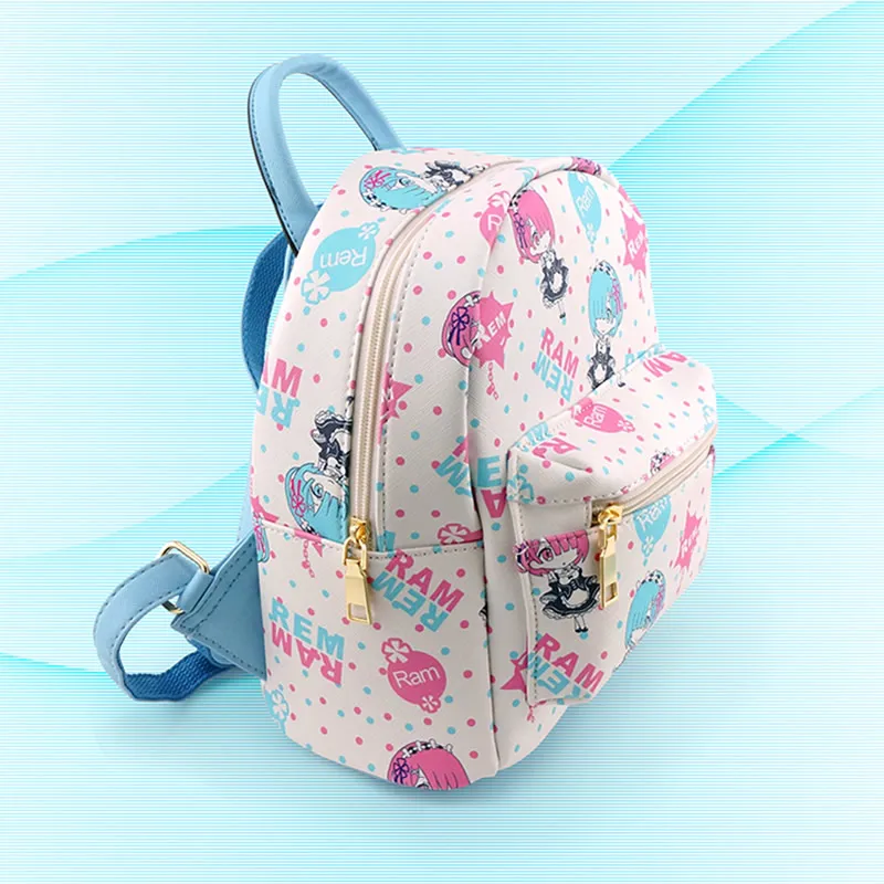 Аниме мультфильм Хацунэ Мику emoji re: ноль Hajimeru Isekai Seikatsu рюкзак школьный|backpack