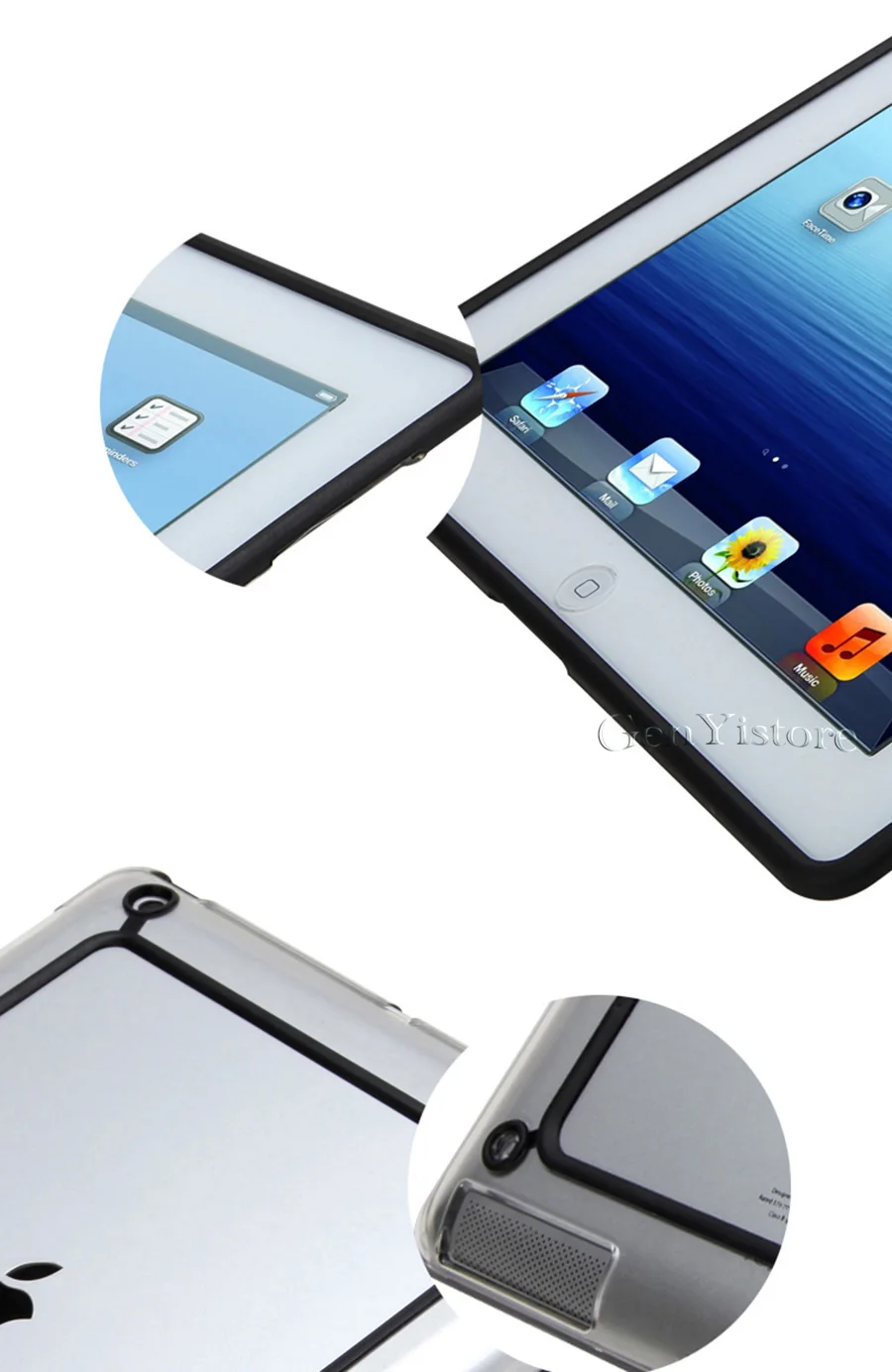 Бампер чехол для Apple Ipad 2 3 4 ТПУ силиконовый Мода крышка 9.7 "дюймов Гибридный