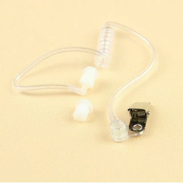 1 шт. SPY Акустическая Трубка Динамик Наушники Earbud w нажмите для Motorola Радио Ток- |