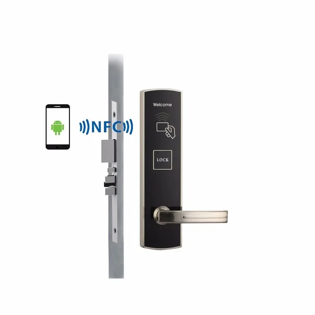OS7718 NFC Android умный дверной замок с технологией для отеля квартиры и совместимый iOS |