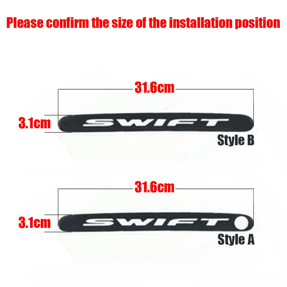 Для Suzuki Swift дополнительная фотопроцедура Стайлинг углеродное волокно