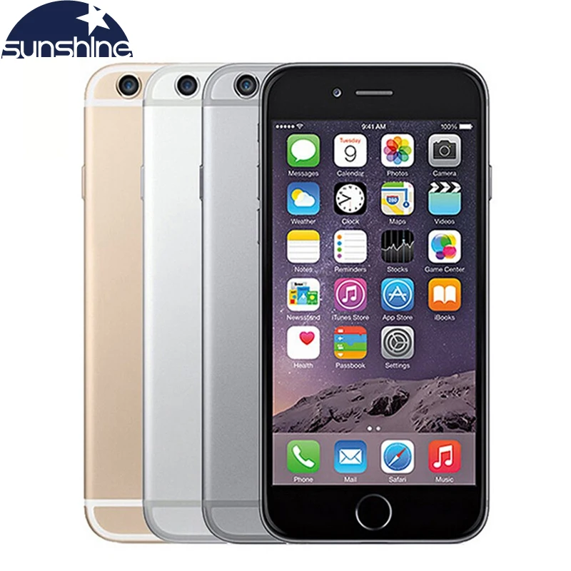 Оригинальное разблокирована Apple iPhone 6 Plus мобильного телефона 4G LTE 5 ips 1 ГБ