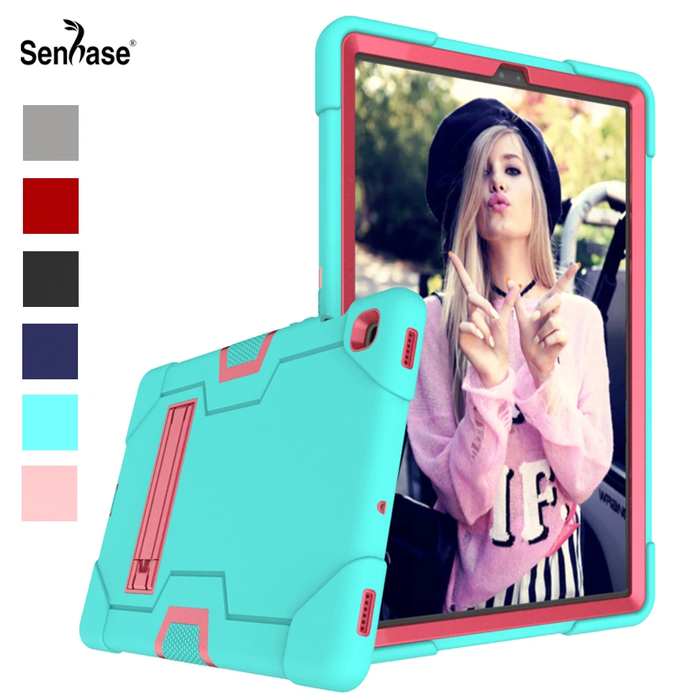 

For Samsung Galaxy Tab S5e 10.5 inch SM-T720 SM-T725 Case Shockproof Kids Safe PC Silicon Hybrid Stand Full Body Tablet Cover