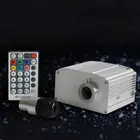 10 Вт мерцающий двигатель RGBW светодиодный волоконно-оптический драйвер Источник светильник алюминиевый генератор звездная звезда потолок спальня сауна Декор DIY лампа