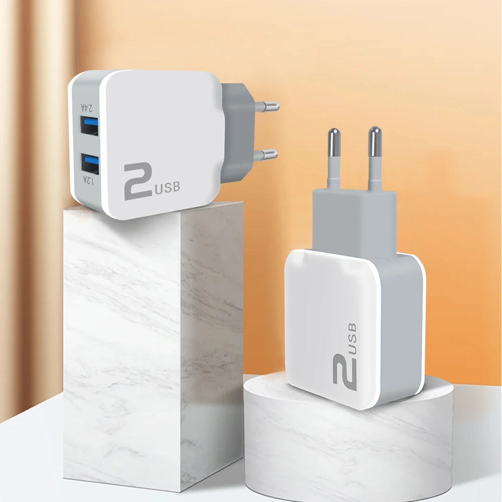 Универсальный USB 18 Вт Быстрая зарядка 3 0 5V 2.4A для samsung Xiaomi huawei iPhone ЕС устройство