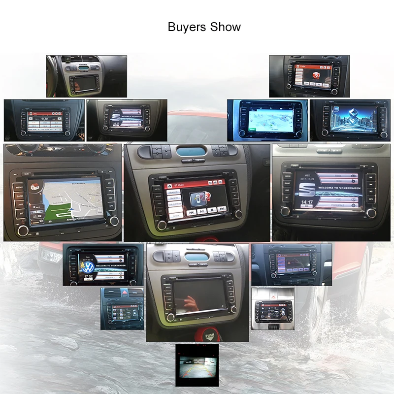 Junsun 2 Din 7 &quotавтомобильный DVD Радио мультимедийный плеер для Seat Leon 2005 2006 2007 2011 VW Skoda