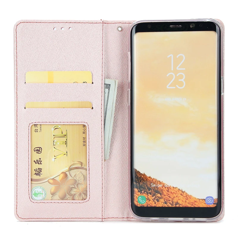 Роскошный кожаный чехол с откидывающейся крышкой для Samsung Galaxy S8 S8 плюс S7 edge Note 8 автомобильный чехол для телефона Магнитная задняя крышка чехол со слотами для карт Обложка кошелька