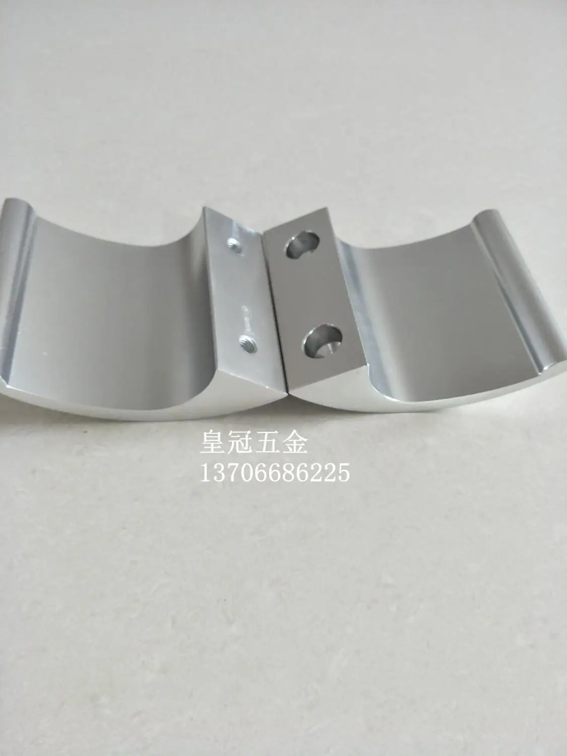 Современная модель 8009 Прочная ручка из алюминиевого сплава офисная стеклянная